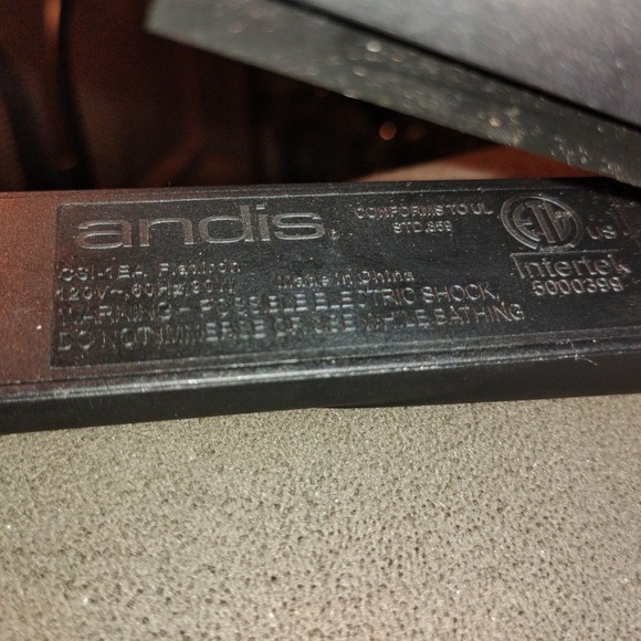 Andis 1" Flat Iron Multi Heat Ceramic High Heat‎ 450ºF Black CSI-1EA Tested Work - Picture 3 of 9